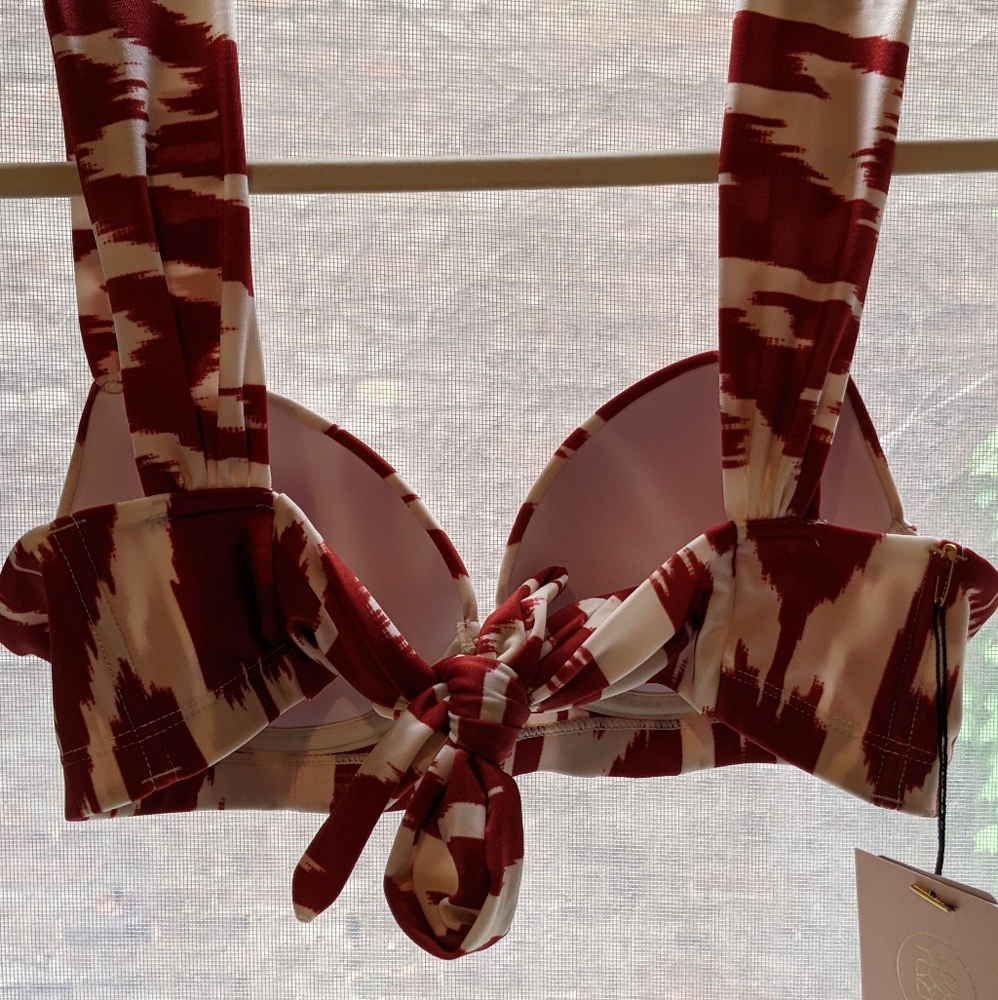 Aguaclara Concept Designer 3 PIECE Bikini with Coverup - Size S. Made in Peru - Picture 3 of 10